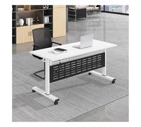 Table de séminaire moderne rotative à 360° pour études et formations, table de banquet robuste, idéale pour les réunions dynamiques et événements d'entreprise (2 pièces, 120 x 50 x 75 cm)