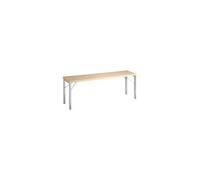Table de séminaire pliante noyer 200 cm - noyer -