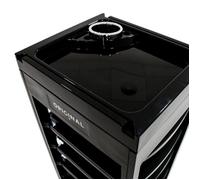 Table de service - SINELCO - E-Trolley - 5 tiroirs - 4 roulettes pivotantes - Noir