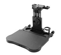 Table de siège de voiture - Tablette pliable portable - Siège arrière ergonomique - Support de tablette intégré et fente pour boisson - Pour avec citoyens de voyage - Design sûr sans pointe