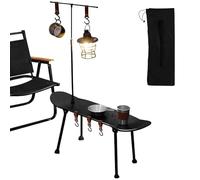 Table de skateboard pliable - Bureau de pique-nique compact, mobilier de voyage créatif | Banc de camping portable style patin, table d'extérieur décorative multifonction pour les fêtes de plage, les