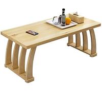 Table de sol antique japonaise - Petite table basse - Table basse simple - Mini tatami - Salon - Bois massif - Café - Kung Fu - Thé - Balcon - Baie vitrée - Petite table d'autel de méditation