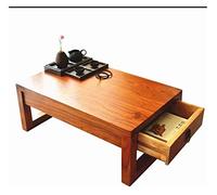 Table de sol japonaise antique, table basse, bureau d'ordinateur pour tatami, petite table en bois massif, tatami, café, balcon, baie vitrée, rebord de fenêtre simple, petite maison, petit zen, thé et