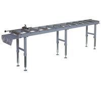 Table de sortie à rouleaux pour scie ou perceuse - 3 mètres - PROMAC - 2020