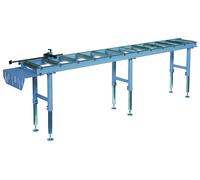Table de sortie à rouleaux pour scie ou perceuse - 3 mètres - PROMAC - 2020