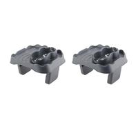 Table de Spa 2 Pièces, Plateau PureSpa, Plateau Latéral de Spa, Bar de Spa, Table D'appoint Antidérapante avec Porte-gobelets, Table de Plateau pour Boissons de Spa (Gris)