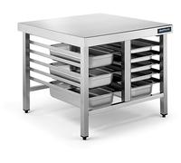 Table De Support Pour Four Avec 12 Glissières Gn 1/1-850X850X700