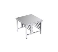 Table de Support pour Four avec 6 glissières Capacité 600 x 400 mm - Distform - Acier inoxydable