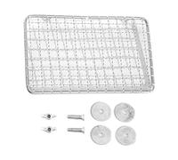 Table De Support pour Perroquets, Plateforme Acier Inoxydable Perroquet Perchoir Stable Jouet Grimper Sécurisé Échelle Exercice Oiseaux Fini Poli pour Conures Perruches Chinchillas