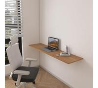 Table de table murale en bois table à manger table d'ordinateur pliant de table à feuille de goutte à feuille mortelle facile à assembler étagère de paroi des feuilles de drop économisage pour la