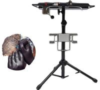 Table de tatouage, réglable en hauteur, design portable, noir