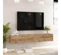 Table de télévision 'Lapinlahti' 180 x 31,5 x 29,5 cm chêne rustique
