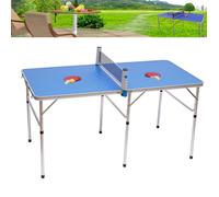 Table de Tennis de Table Pliante - Table de Ping-Pong - Ensemble de Table de Ping-Pong avec Net de Tennis de Table - 152*76*76cm