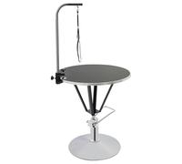 Table de toilettage hydraulique, stable et étanche, 70 cm, pour chien et chat, table de toilettage hydraulique, hauteur réglable, idéale pour les toiletteurs d'animaux (noir)