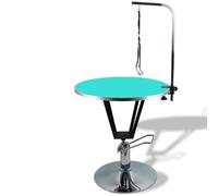 Table de toilettage portable pliante pour animal domestique avec levage hydraulique, cadre en acier revêtu de poudre - Idéal pour le toilettage de chien et chat