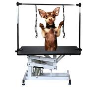 Table de toilettage pour chien/chat/animal de compagnie Table de coupe Table de toilettage pour animaux de compagnie, table de toilettage pour chien réglable en hauteur hydraulique pour anim