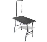 Table de toilettage pour chien portable avec roulettes