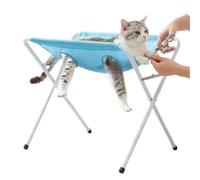 Table de toilettage pour chien pour usage domestique - résistante à l'éruption respirante avec 8 trous - Table de toilettage sécurisée pour chiot | pour la coupe des ongles de chat, et chiot