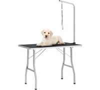 Vidaxl Table De Toilettage Réglable Pour Chiens Avec 1 Boucle