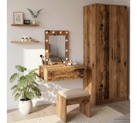 Table de Toilette avec tiroir avec stockage Bois d'ingénierie Vanité vidaXL vida