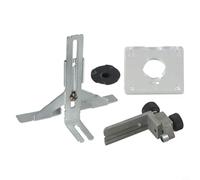 Table de toupie pour gabarit de guide de bord, guide droit, support de roue compatible avec les machines de coupe de défonceuse 3701 3703 3709 (4 pièces/lot)