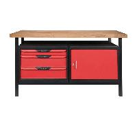 Table de travail atelier, rangement (865.0140) - KS TOOLS