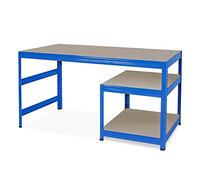 Table de Travail Bleu 1500 x 600 x 900 mm