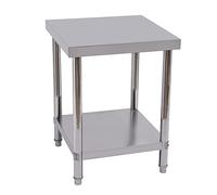 Table de travail en acier inoxydable Shiyinge - Table de cuisine moderne - 60 x 80 cm - Argenté