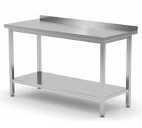 Table de Travail en Inox - Étagère Basse - Usage Intensif - L-400 x P-700mm
