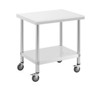Table de travail en inox - PREMIUM - 60 x 80 cm - 135 kg - Royal Catering RCAT-80/60-W