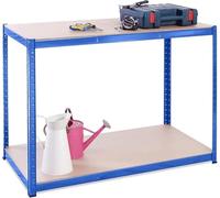 Table de Travail et étagères, étagères Robustes pour Rangement