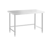 Table de travail inox - ECO - 120 x 60 cm - 91 kg - Royal Catering RCAT-120/60-PS
