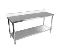 Table de travail inox - ECO - 180 x 60 cm - 170 kg - Dosseret - Royal Catering RCAT-180/60-N
