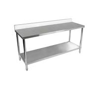 Table de travail inox - ECO - 180 x 60 cm - 170 kg - Dosseret - Royal Catering RCAT-180/60-N