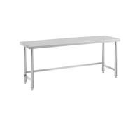 Table de travail inox - ECO - 200 x 60 cm - 95 kg - Royal Catering RCAT-200/60-PS