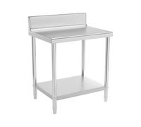 Table de travail inox - ECO - 80 x 60 cm - 190 kg - Dosseret - Royal Catering RCAT-80/60-N