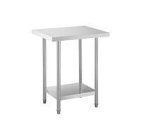 Table de travail inox - PREMIUM - 76 x 61 cm - 400 kg - Royal Catering RCSSCB-76X61-E