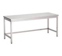 Table de Travail Inox Sans Sous Tablette - Gamme 600 mm - Combisteel - 1200x600 inox G