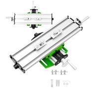 Table de travail multifonction pour fraiseuse - Table de traîneau en croix - Table de traîneau pour forage composite, perceuse d'établi, 310 x 90 mm, travail du bois et du métal, bricolage, atelier
