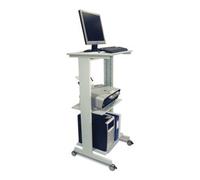 Table de travail p. PC H1180xl600xP500mm gris clair, RAL 7035 mobile Quantité:1