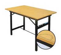 Table De Travail Pliable 100x60x75cm 150 Kg Avec Poignée