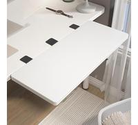 Table de travail pliable extensible amovible et réglable avec support en métal facile à installer pour bureau et salle à manger pour un usage domestique