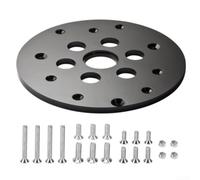 Table de travail pour fraiseuse de précision avec ouverture de 3,8 cm pour douille de guidage, construction en acier robuste pour des opérations d'usinage stables et une installation rapide
