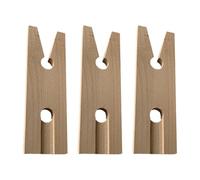 Table de travail professionnelle de bijoux pour travaux de meulage, de moulage et de finition en bois - Lot de 3 établis à bijoux