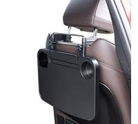 Table de Volant - Plateau de Voiture Pliable Pour, Plateau d'appui-tête de siège arrière multifonction avec rainure pour bol à boire pour les voyageurs constants Plateau mangeur de voiture