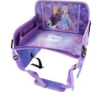 TataWay - Table de Voyage pour Voiture Frozen, Poche Tablette Tactile, Pliable avec Bandoulière, Sangle Réglable, Lavable, Bleu Ciel, Taille 1