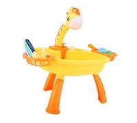 Table d'eau Durable pour étang de Pêche électrique pour Enfants pour Le Développement de la motricité Fine des Filles et des Garçons, Ensemble de Jeu D'attrape-Poisson alimenté par Batterie,