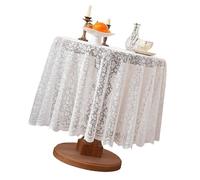Table décorative élégante en dentelle, Snow dot lace tablec | Utilisation polyvalente pour divers meubles, esthétique de salle à manger, décoration d ' intérieur, décoration