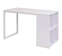 Table d'écriture 120 x 60 x 75 cm Blanc Blanc G