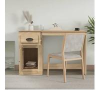 Table d'écriture - JILI - avec tiroir - chêne sonoma - 115x50x75 cm - Bois d'ingénierie J414